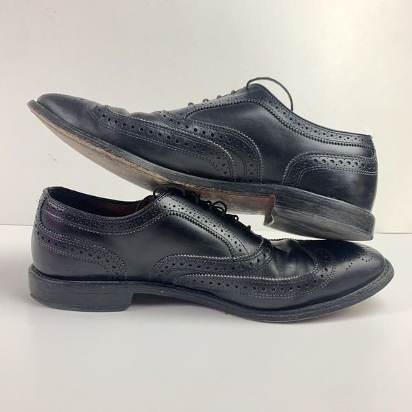 ALLEN EDMONDS McAllister 11.5  Wingtip Mens Black Oxford Leather Dress Shoe main image 4